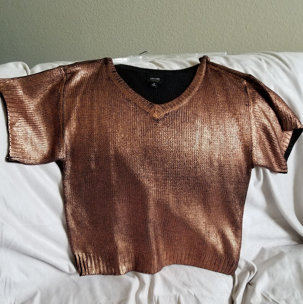 Sweater gold Nicole Miller